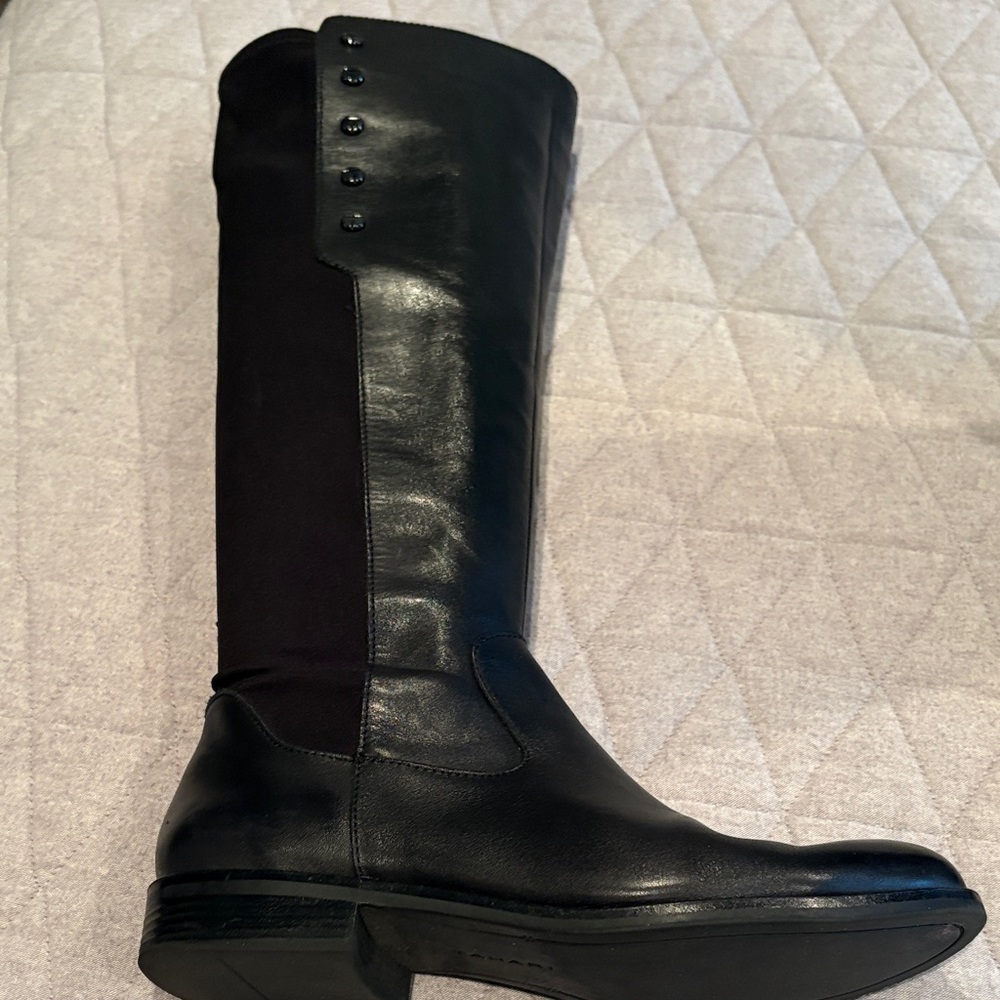 Tahari Black Heeled Boots - Picture 2 of 8